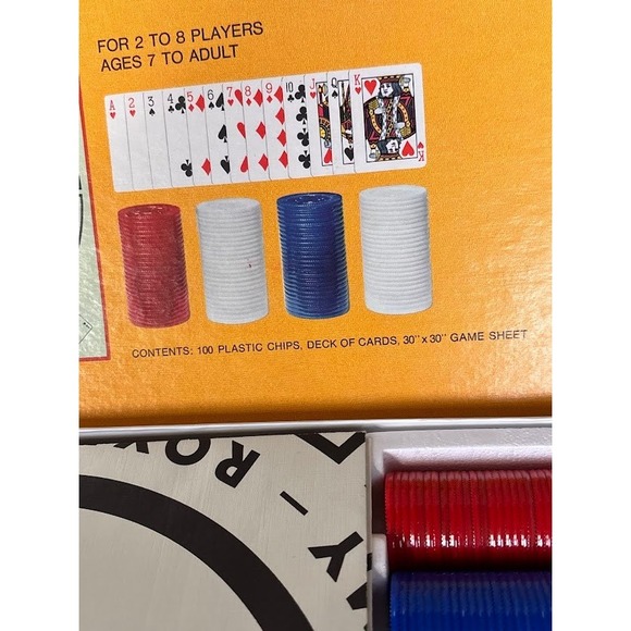 Whitman Rummy Royal Deluxe Edition Card Game Board Chips Ages 7 to Adult - Picture 6 of 9